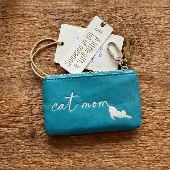 HOBO Cat Mom Coin Purse Sentiment Pouch - Picture 2 of 7